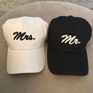 Mrs. & Mr. Baseball Hats